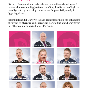 Valskrá hjá Sjálvstýri sum faldari.